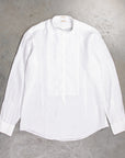 Massimo Alba Kos Grandad Collar Shirt Bianco