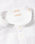 Massimo Alba Kos Grandad Collar Shirt Bianco