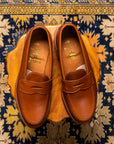 Alden Leisure loafer saddle Hoffmans calf leather