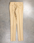 Rota Pantaloni High Rise Regular Linen Canvas Beige Biscotto