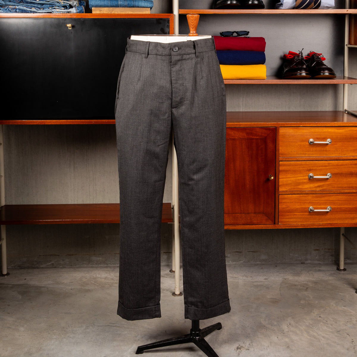 Engineered Garments Andover Pant 34 ウール Engineered Garments Andover Pant, Charcoal – Glasswing