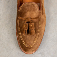 Alden snuff suede tassel loafer