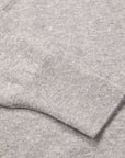 Drumohr Cashmere Cardigan con Bottoni Grigio Chiaro