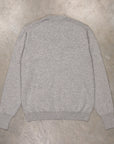 Drumohr Cashmere Cardigan con Bottoni Grigio Chiaro