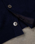 Drumohr Cashmere Cardigan con Bottoni Blu Notte