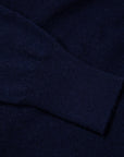 Drumohr Cashmere Cardigan con Bottoni Blu Notte