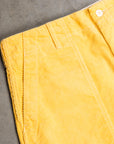 Engineered Garments Fatigue Short Yellow 14W Corduroy