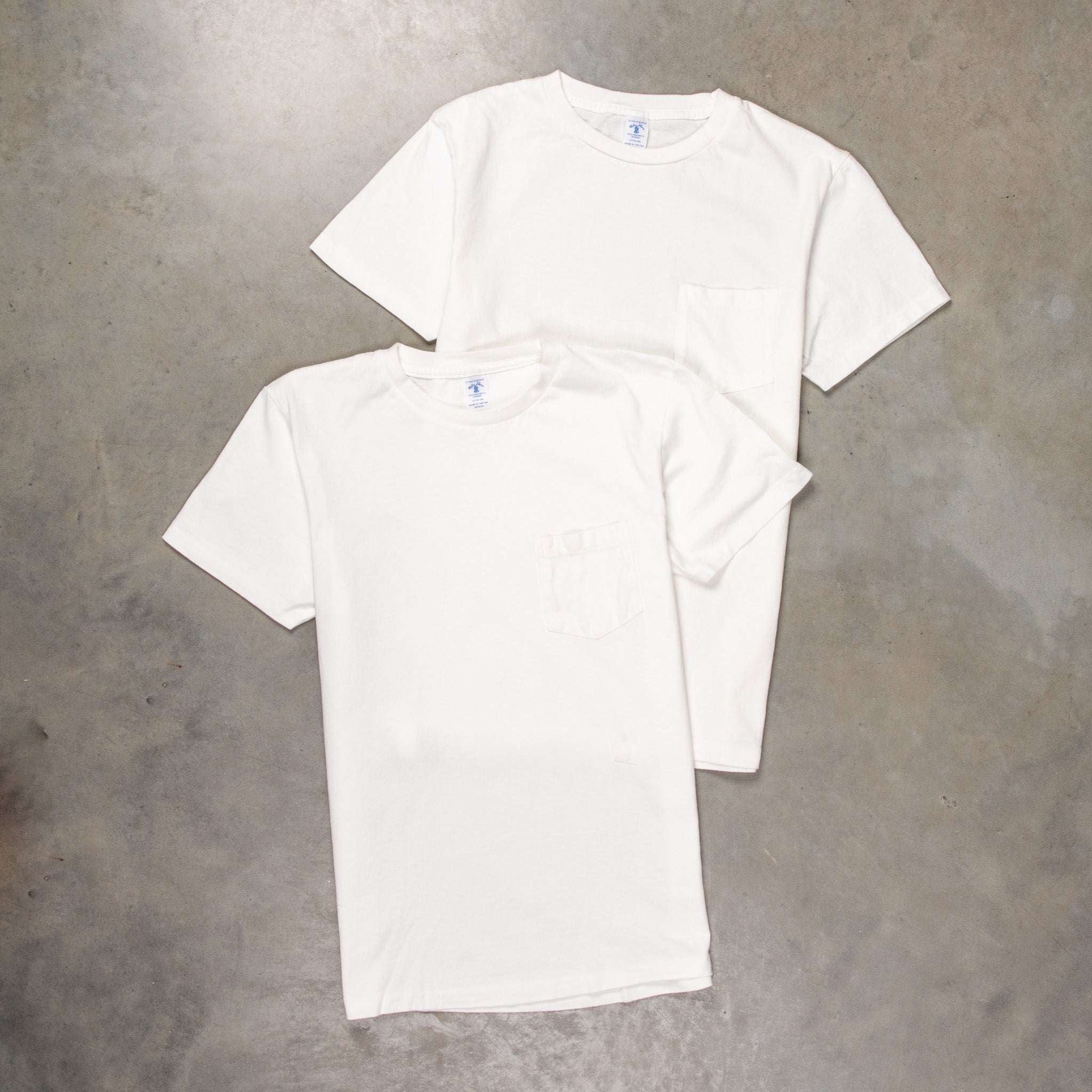 Velva Sheen 2-Pack Pocket Tees White – Frans Boone Store