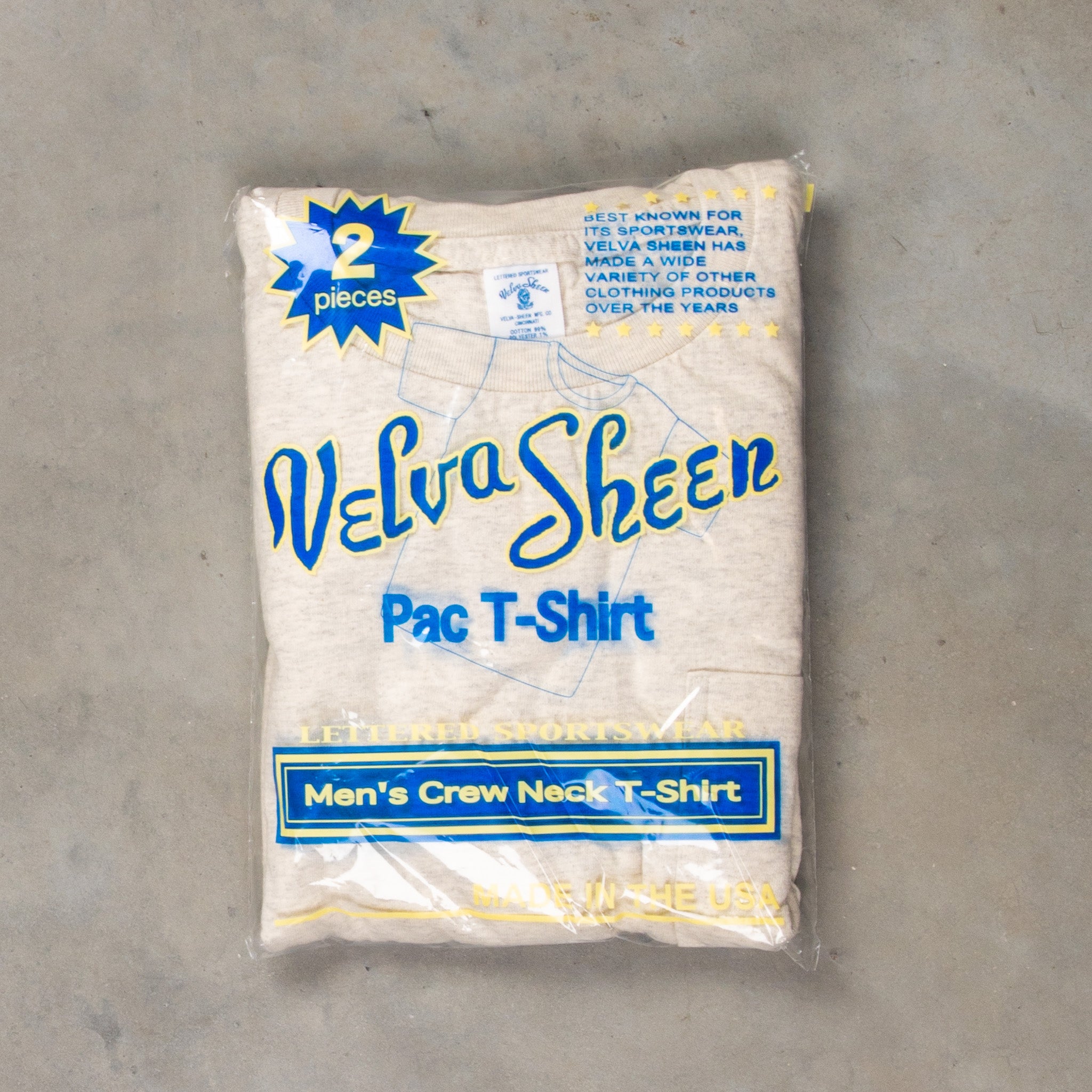 Velva Sheen 2-Pack Pocket Tee's Oatmeal – Frans Boone Store