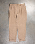 Engineered Garments Andover Pant Beige Linen Glen Plaid