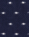 Engineered Garments Knit Tie Navy Polka Dot
