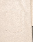 Velva Sheen 2 pack pocket tee 2 oatmeal