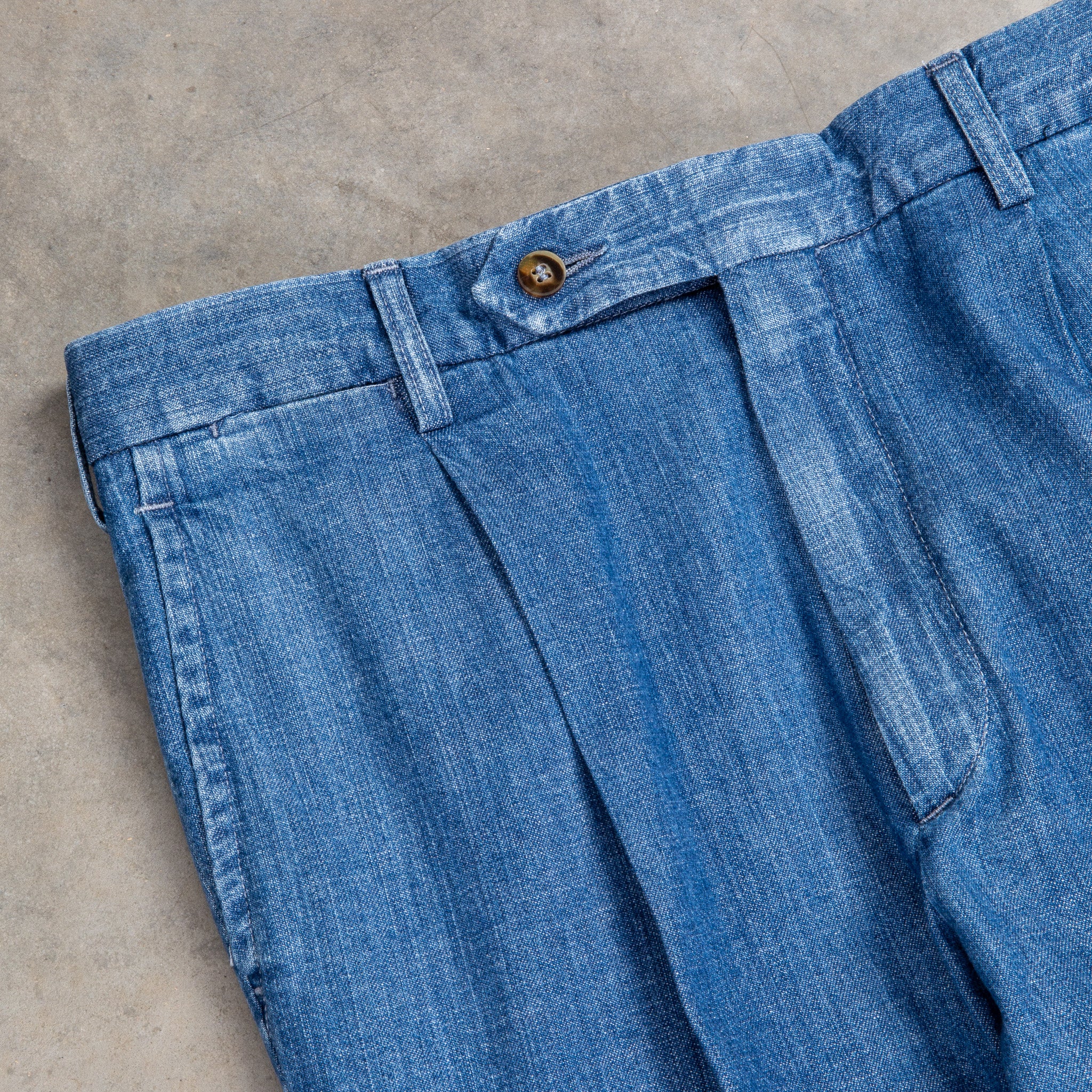 Denim trouser in Chambray Blue wash