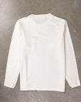 Velva Sheen Heavy oz Pïgment L/S Tee with pocket White