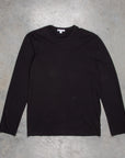 James Perse long sleeve crew neck Black