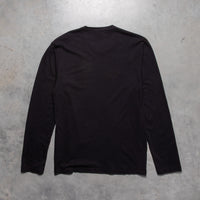 James Perse long sleeve crew neck Black