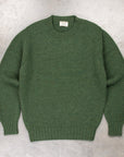 William Lockie x Frans Boone Alain Lambswool Crew Neck Rosemary