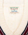 William Lockie x Frans Boone Garfield Cricket Cable Undeyed White