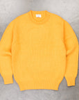 William Lockie x Frans Boone Alain Lambswool Crew Neck Harvest Gold