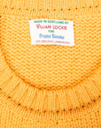 William Lockie x Frans Boone Alain Lambswool Crew Neck Harvest Gold