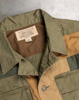 RRL Herringbone Twill Patchwork Infantry Shirt