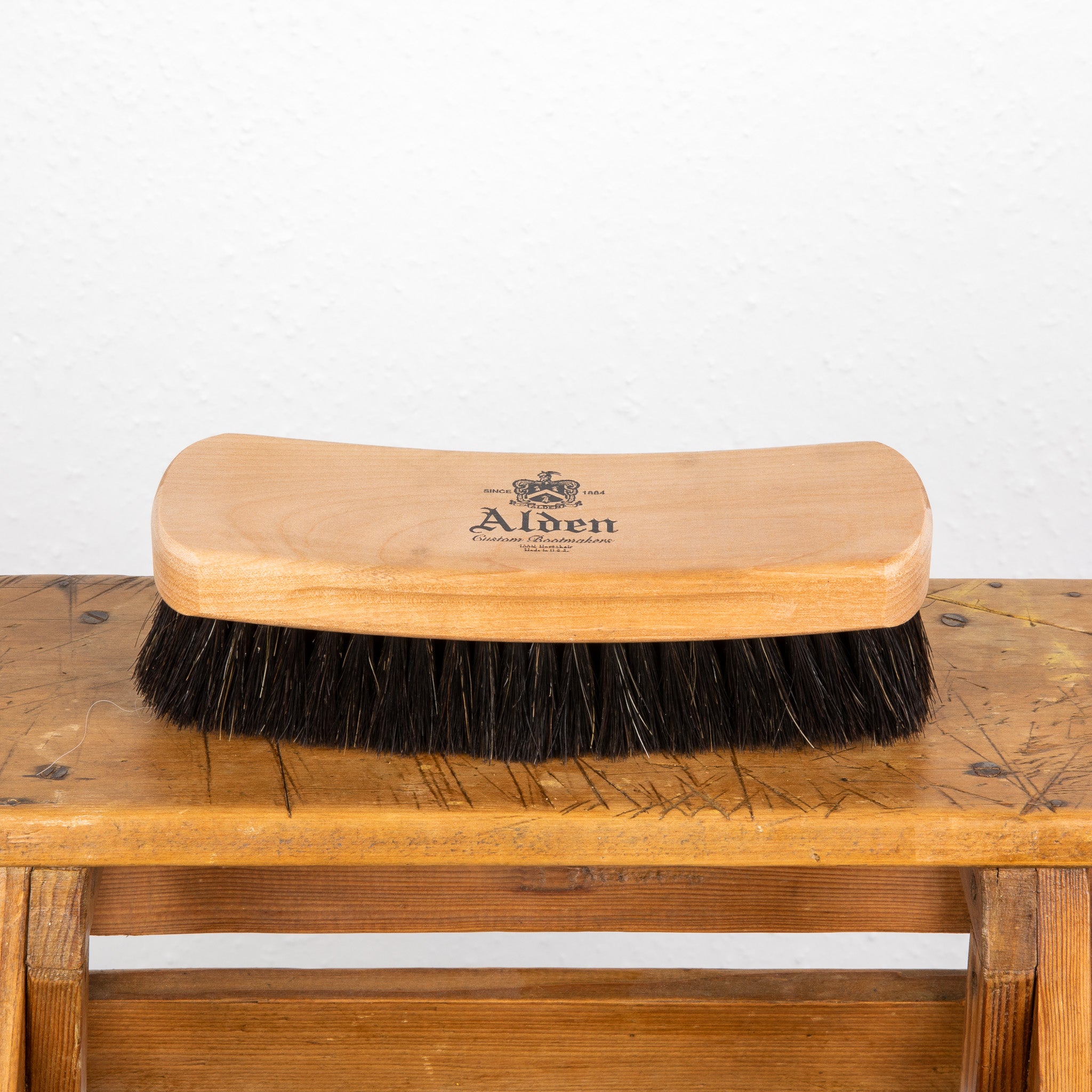 Horse hair brush for cleaning