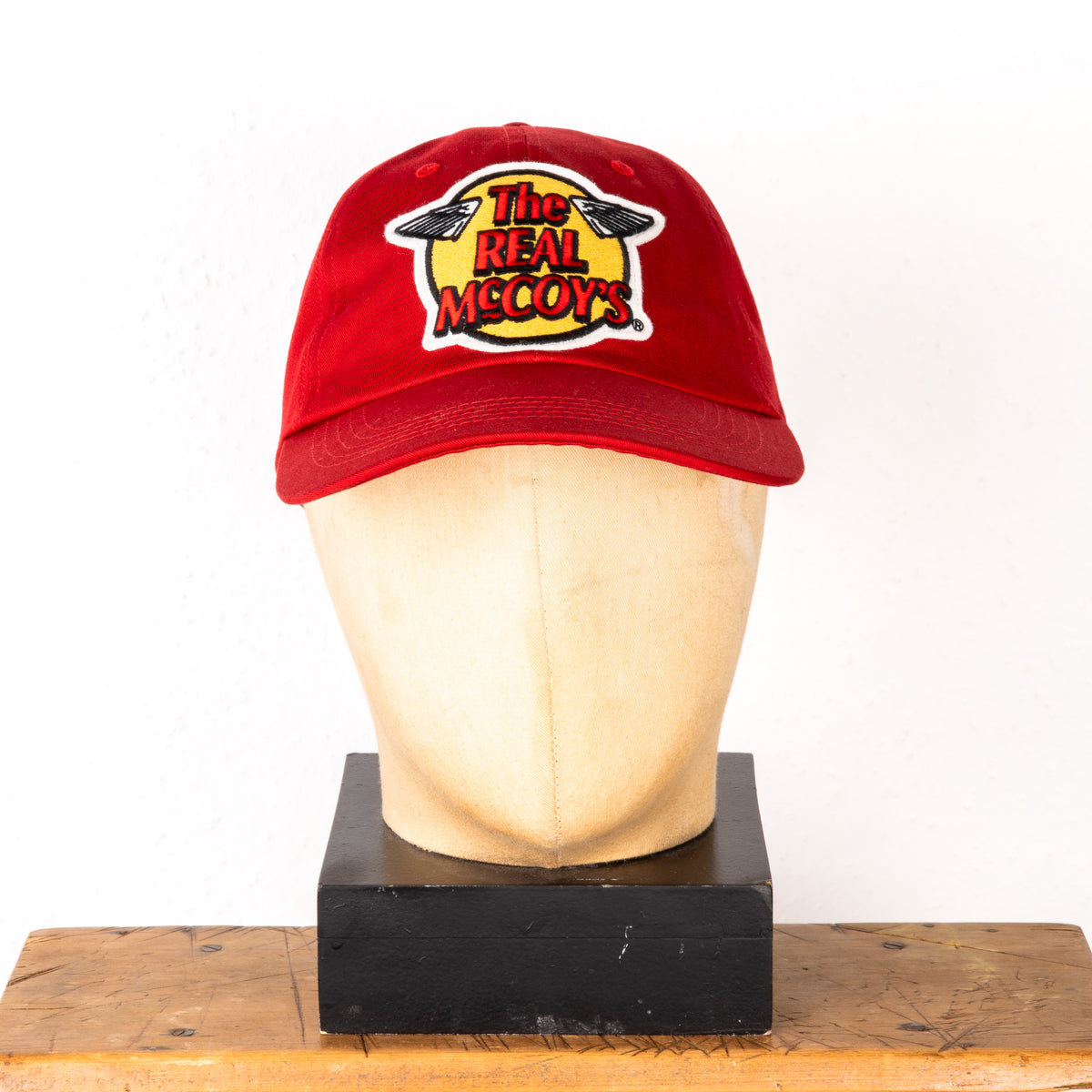 The Real McCoy's Logo Baseball Cap Red – Frans Boone Store