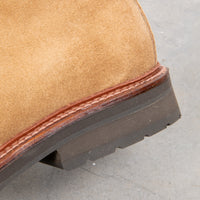 Alden x Frans Boone Tan calf Suede Chukka on Rubber sole