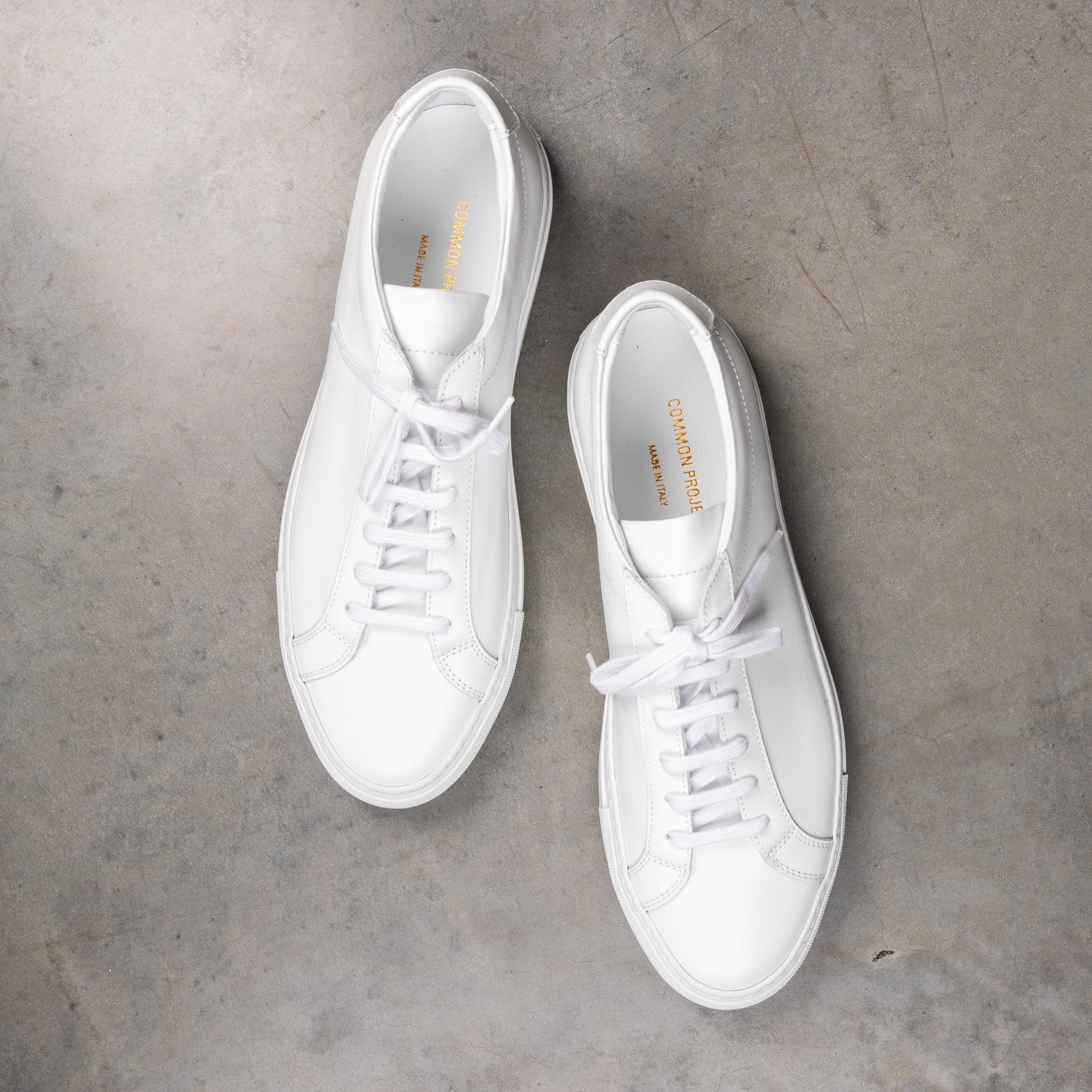 White Sneakers Common Projects Size 10 Achilles Sneaker White