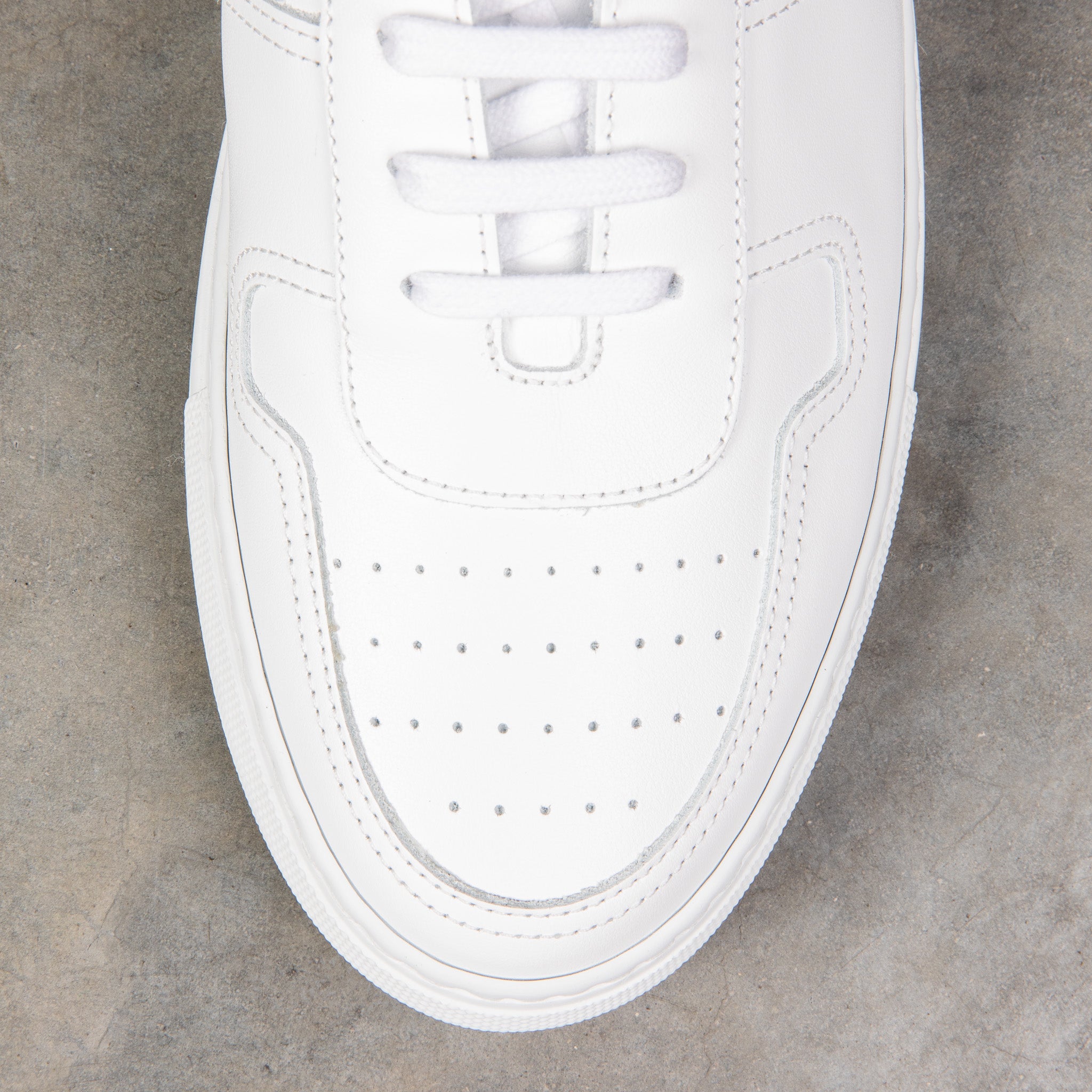 Common Projects BBall Low In Leather White