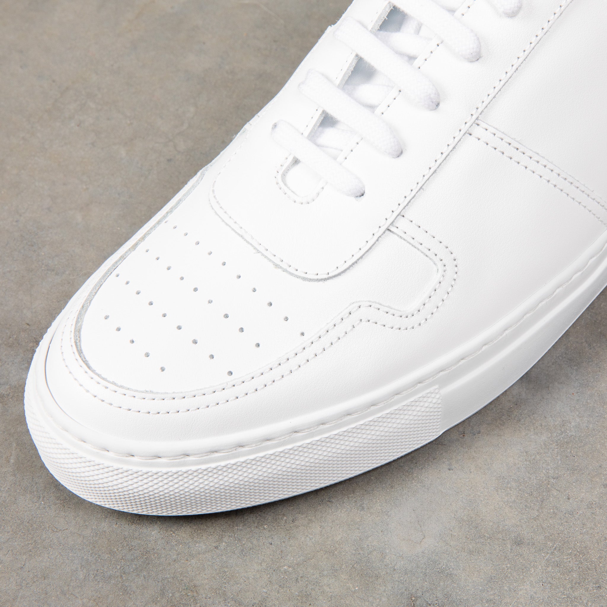 Common Projects BBall Low In Leather White