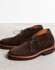 Alden x Frans Boone Chukka Dark Chocolate Suede on Crepe Sole