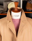 Cohérence Corb Melton Jersey overcoat camel