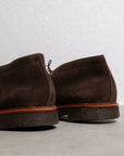 Alden x Frans Boone Chukka Dark Chocolate Suede on Crepe Sole