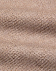 William Lockie Birdseye Solid Merino Wool Polo Taupe