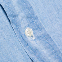 Orslow Safari Button Down Chambray Shirt Bleached