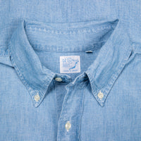 Orslow Safari Button Down Chambray Shirt Bleached
