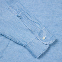 Orslow Safari Button Down Chambray Shirt Bleached