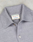 William Lockie Birdseye Solid Merino Wool Polo Grey