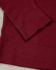 William Lockie Birdseye Solid Merino Wool Polo Wine