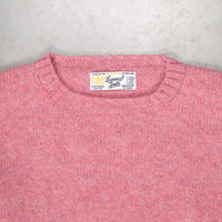 Laurence J. Smith Super Soft Seamless Crew Neck Pullover Heather Orchid
