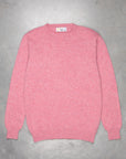 Laurence J. Smith Super Soft Seamless Crew Neck Pullover Heather Orchid