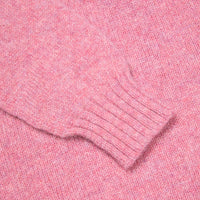 Laurence J. Smith Super Soft Seamless Crew Neck Pullover Heather Orchid