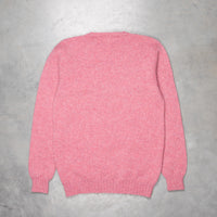 Laurence J. Smith Super Soft Seamless Crew Neck Pullover Heather Orchid