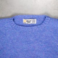 Laurence J. Smith Super soft Seamless Crew Neck Pullover Cornflower