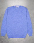 Laurence J. Smith Super soft Seamless Crew Neck Pullover Cornflower