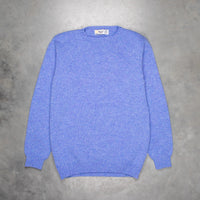 Laurence J. Smith Super soft Seamless Crew Neck Pullover Cornflower