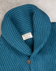 William Lockie x Frans Boone Cashmere Cardigan Steve Teal