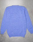 Laurence J. Smith Super soft Seamless Crew Neck Pullover Cornflower