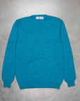 Laurence J. Smith Super soft Seamless Crew Neck Pullover Azure